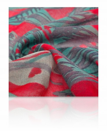 Палантин Женский ZW-ORCHID.GRANDE/FIRE.RED